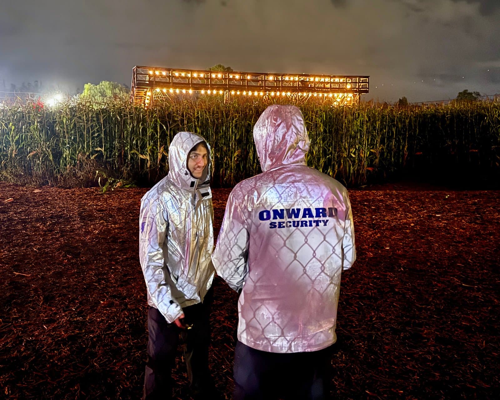 Onward Security guards at an outdoor event